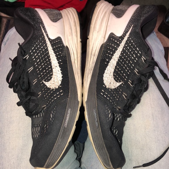 Nike Lunarglide 7 black and grey hell supported - Picture 2 of 10